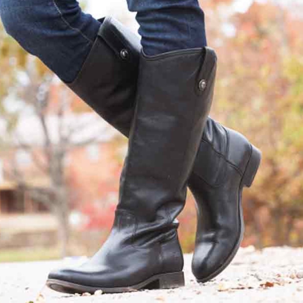 Frye MELISSA BUTTON  Tall leather boots